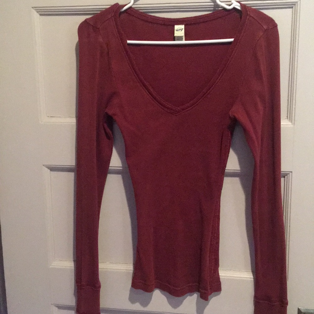 *SOLD* 3 for 10! Ribbed burn out tee